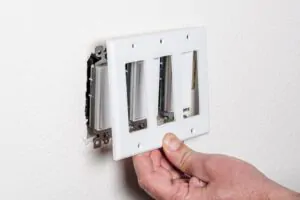 Removal of Switch plates Boston Best Painter Interior Painting Service in Somerville MA